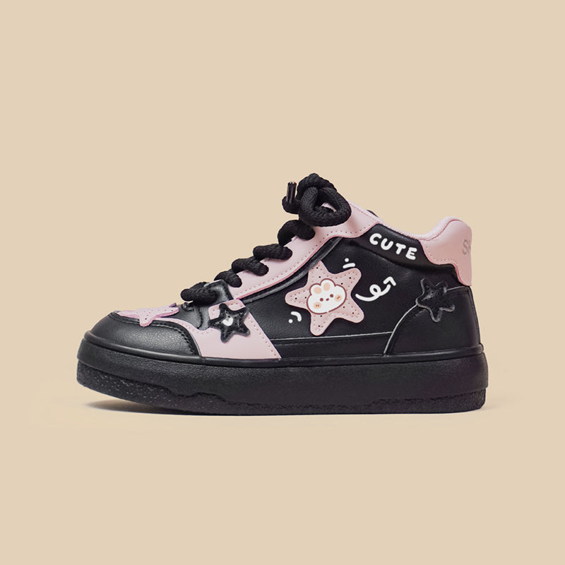 Janet – Mångsidiga Dam-sneakers med Högt Skaft