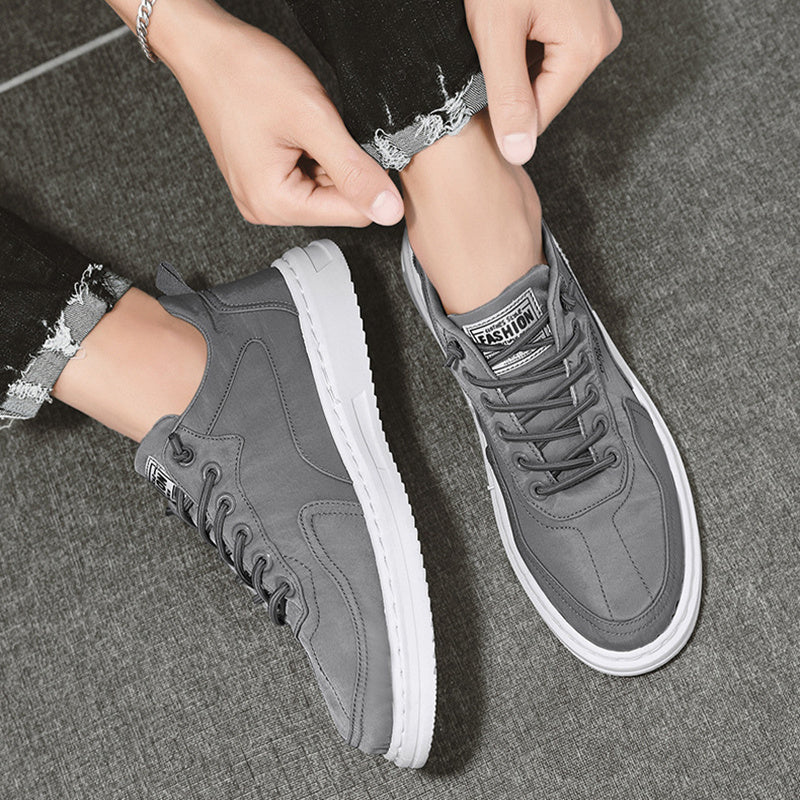 Geoffrey – Herrsneaker med snörning och plattform