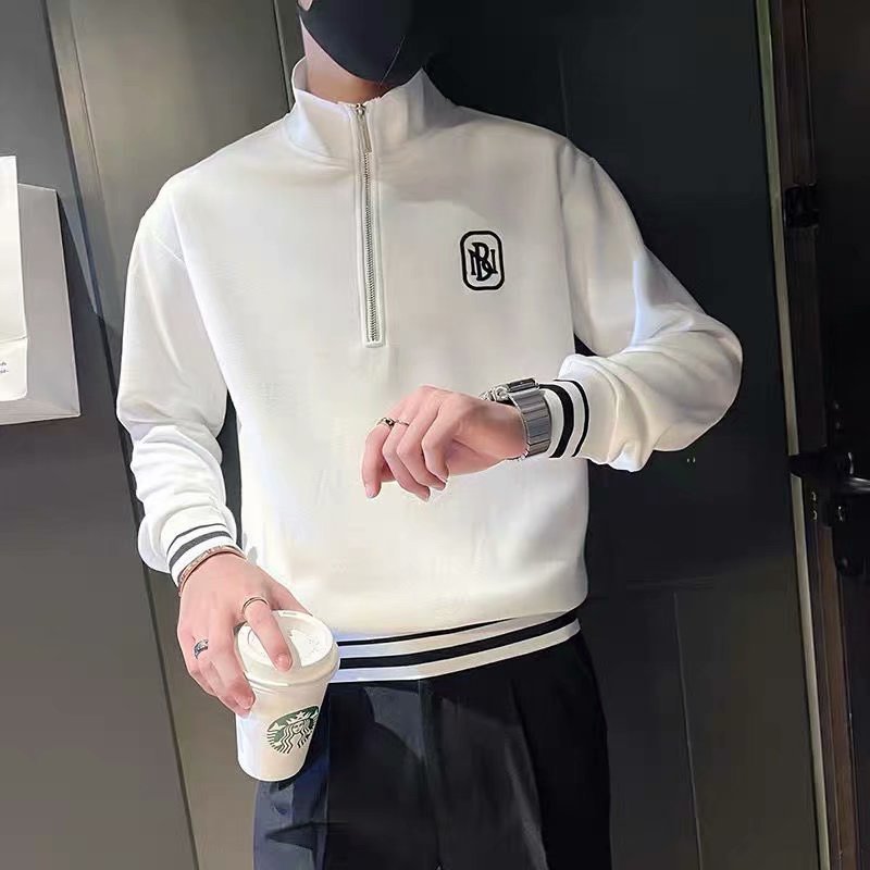Edward – Slim Pullover med Ståkrage för Herrar på Hösten