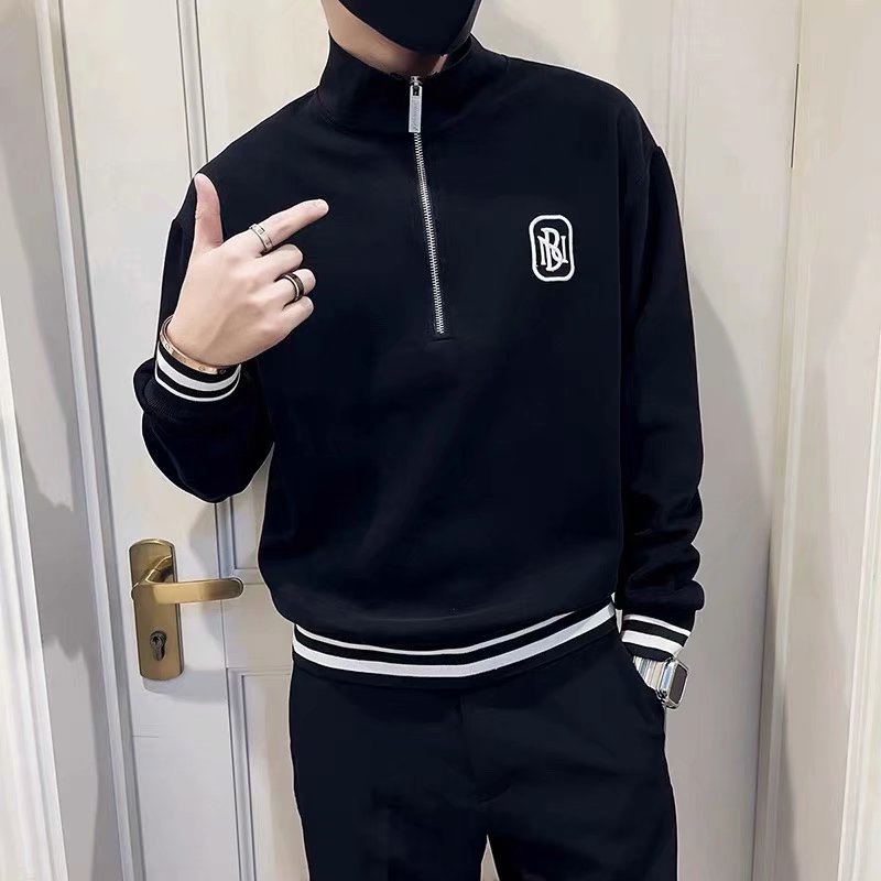 Edward – Slim Pullover med Ståkrage för Herrar på Hösten
