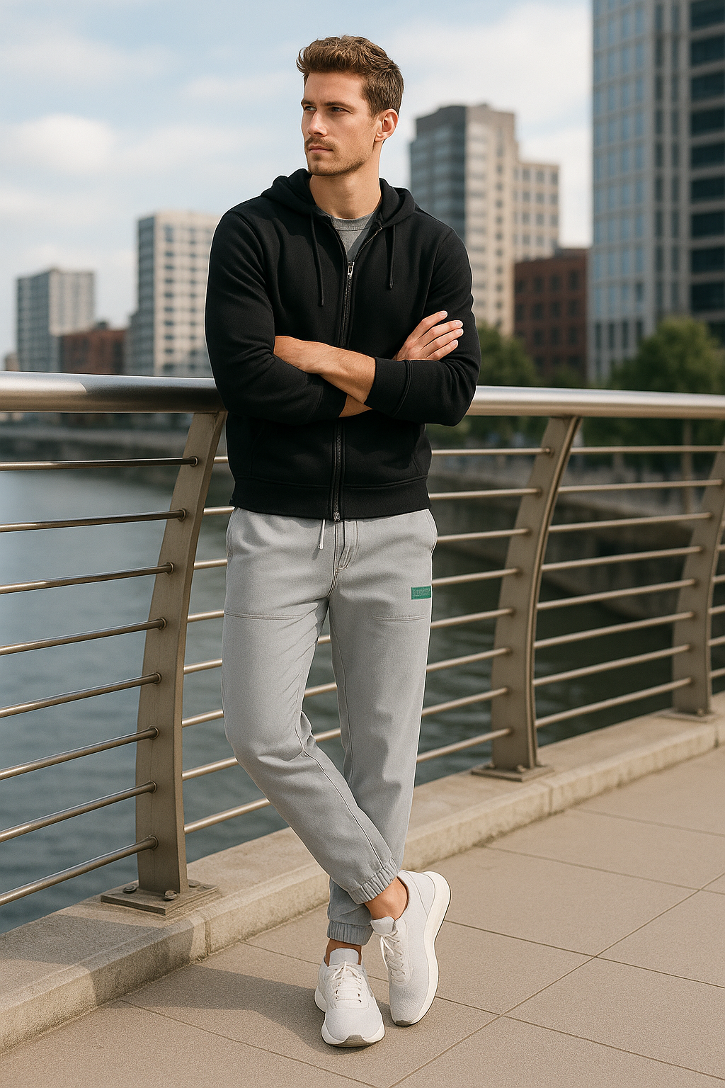 Tommy – Elastiska Affärsbyxor för Män