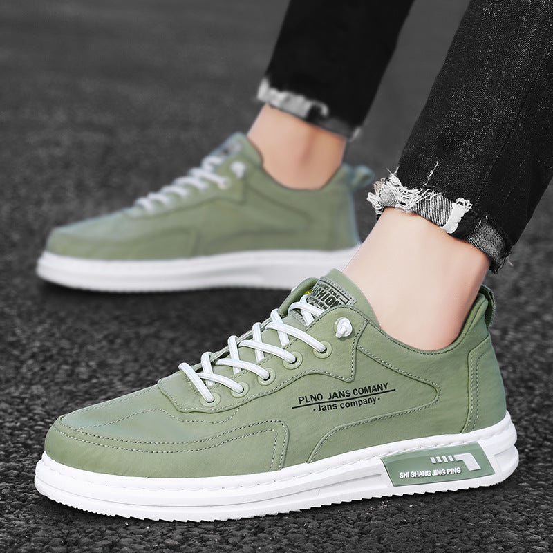 Geoffrey – Herrsneaker med snörning och plattform