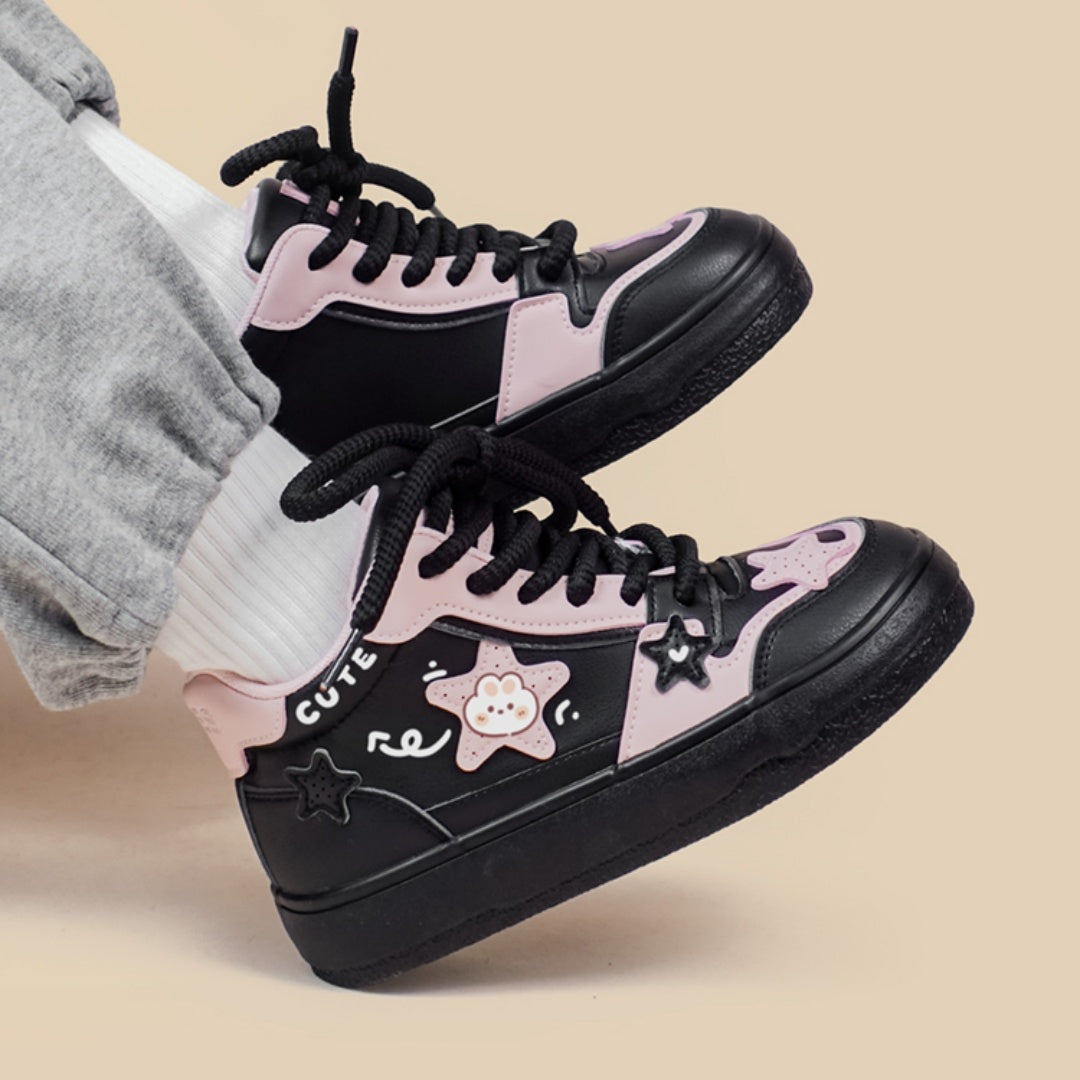 Janet – Mångsidiga Dam-sneakers med Högt Skaft