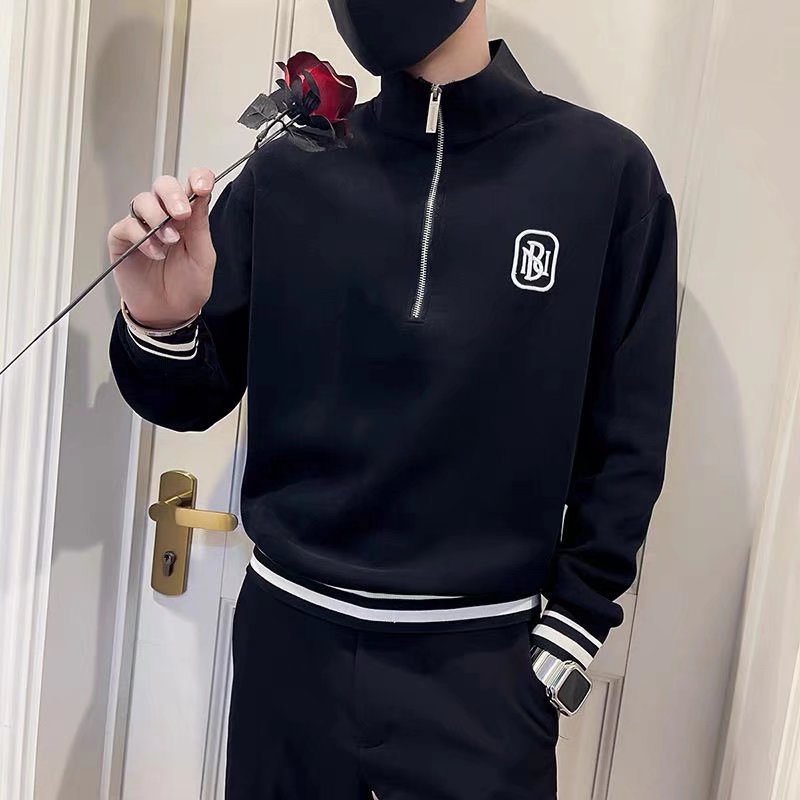 Edward – Slim Pullover med Ståkrage för Herrar på Hösten