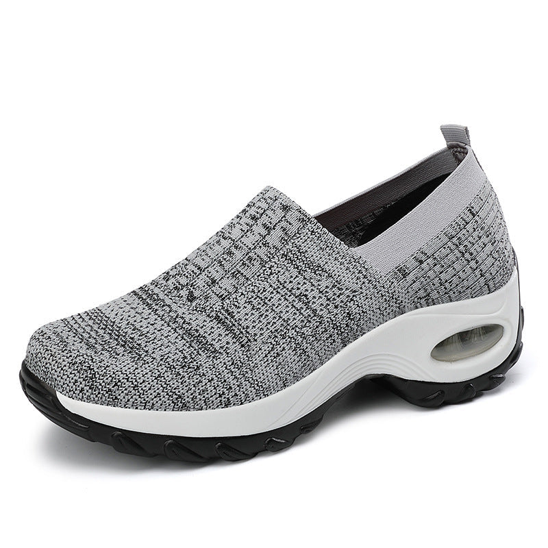 Sue – Andningsbara Damsneakers med Lufthål och Tjock Sula