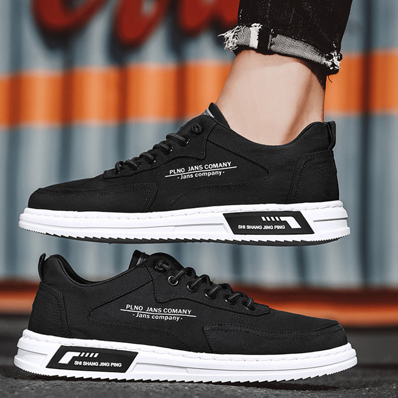 Geoffrey – Herrsneaker med snörning och plattform