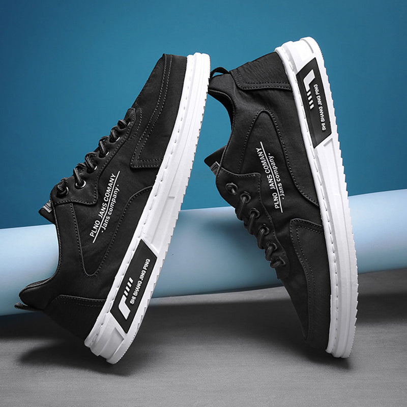 Geoffrey – Herrsneaker med snörning och plattform