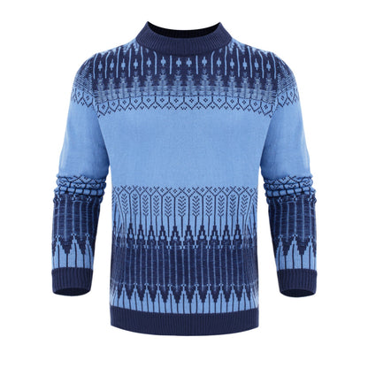 Adrian – Unisex Pulli mit Fair Isle Muster und langen Ärmeln