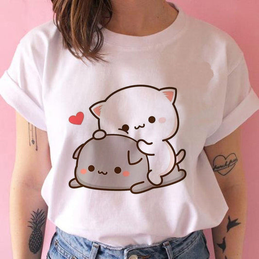 Shirley – Kawaii Punk Anime T-Shirt für Frauen