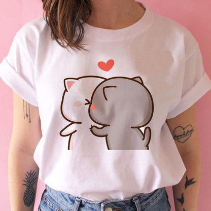 Shirley – Kawaii Punk Anime T-Shirt für Frauen