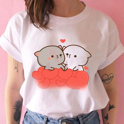 Shirley – Kawaii Punk Anime T-Shirt für Frauen