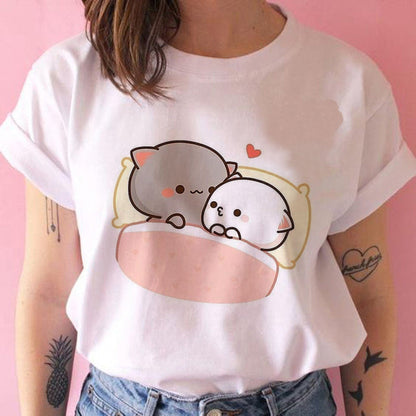 Shirley – Kawaii Punk Anime T-Shirt für Frauen