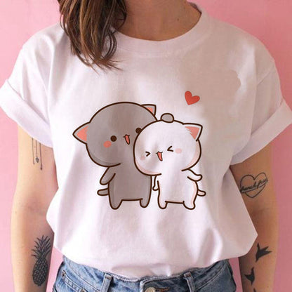 Shirley – Kawaii Punk Anime T-Shirt für Frauen