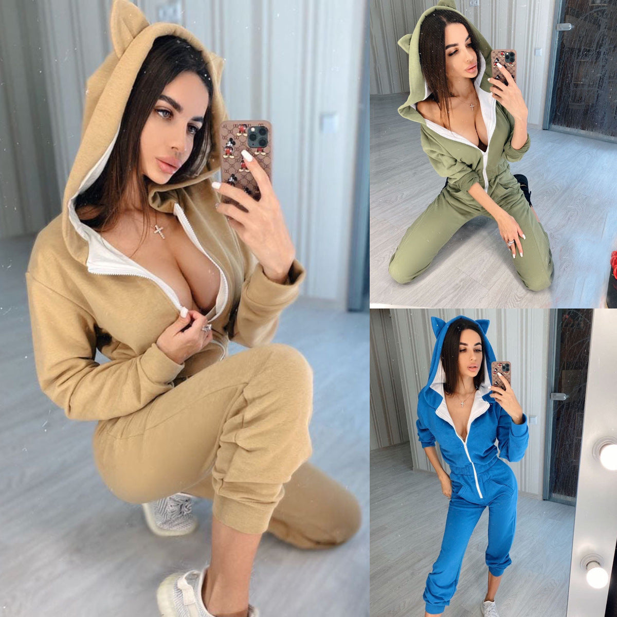 Mandy – Lässiger Jumpsuit aus Baumwolle mit Taschen