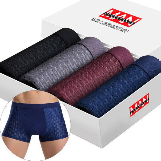 Anthony – Herren Boxer Shorts aus Eisseide