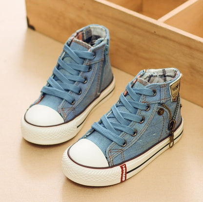 Vanessa – Atmungsaktive Denim-Sneaker für Kinder