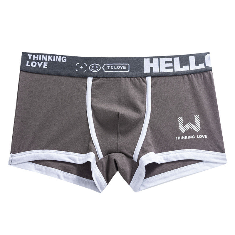 Allan – Atmungsaktive Herren-Boxershorts mit Kontrastfarbe