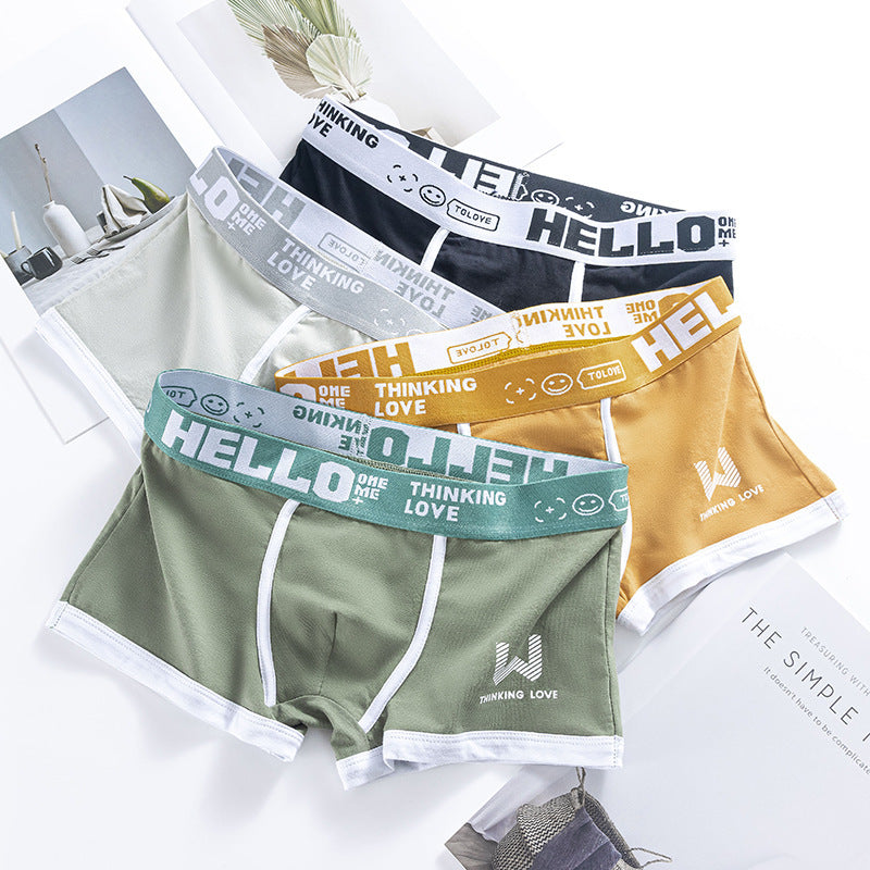 Allan – Atmungsaktive Herren-Boxershorts mit Kontrastfarbe