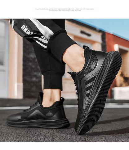 Harvey – Atmungsaktive lässige Sneakers aus Premium-Veganleder