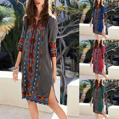 Jennifer – Boho-Tunika-Kleid