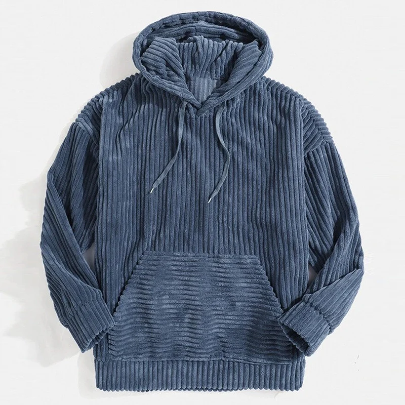 Kevin - Hooded Corduroy Sweater