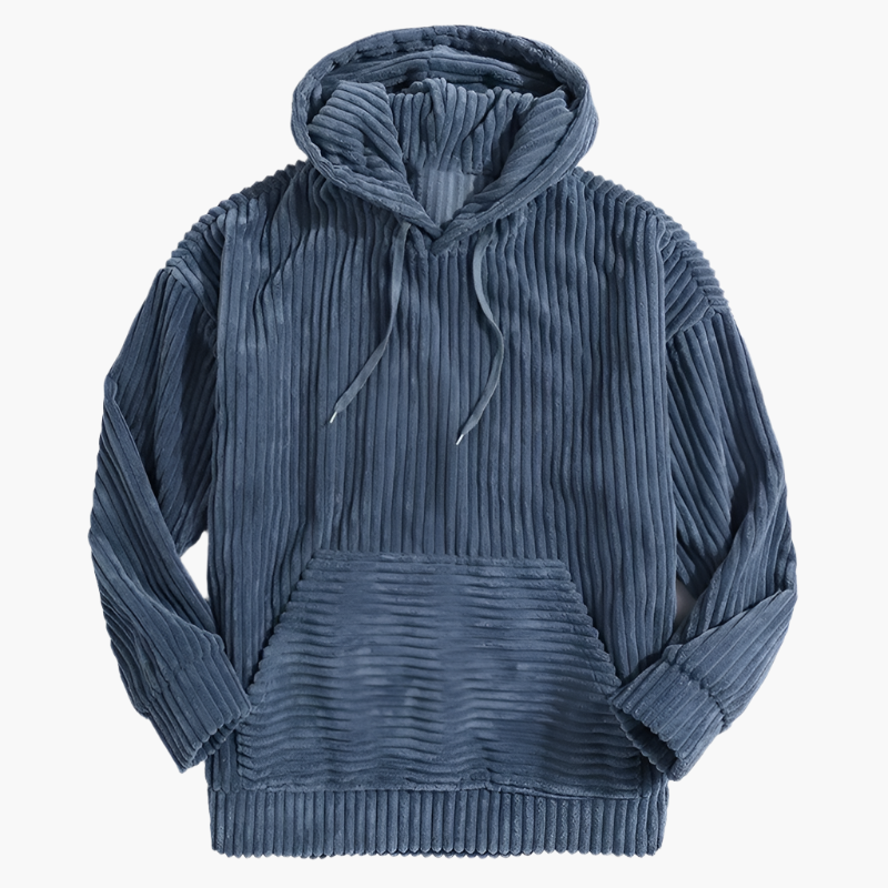 Kevin - Hooded Corduroy Sweater