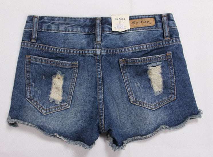 Judith – Zerrissene Denim-Shorts für Damen