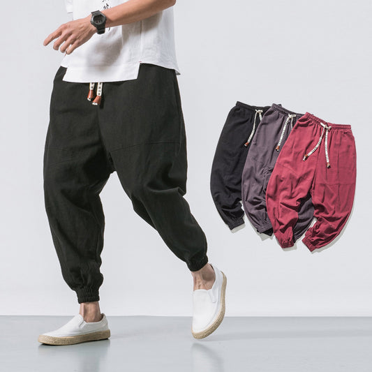 Anton – Sportliche Herren Jogginghose mit elastischem Bund und Taschen