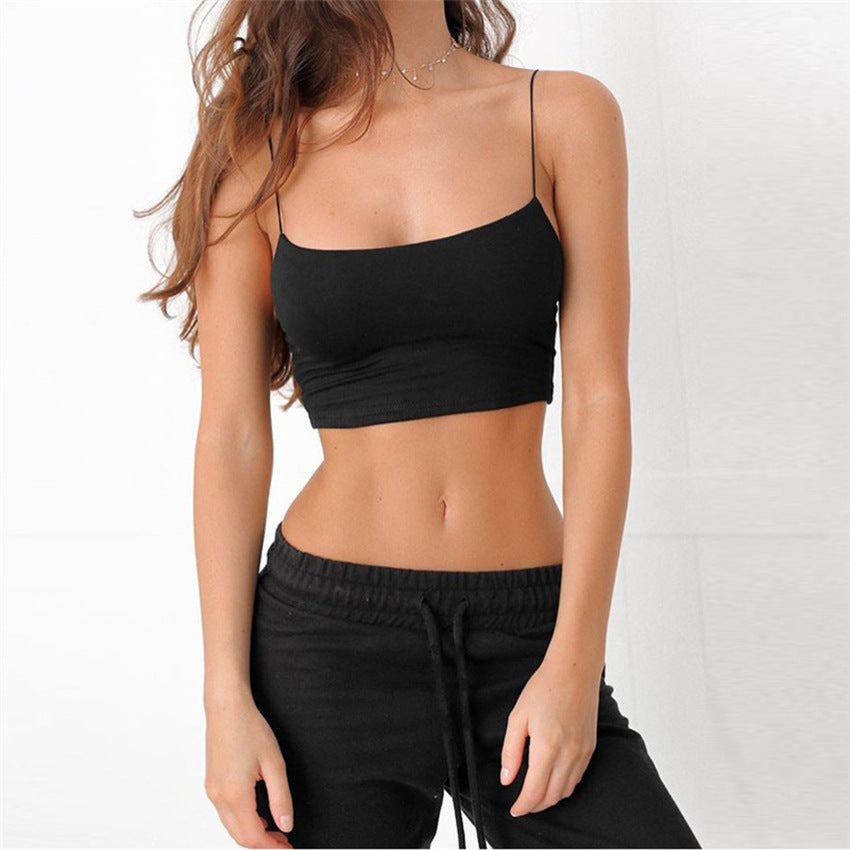 Natasha – Ärmelloses Damen-Crop-Top aus Baumwolle