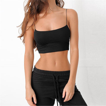 Natasha – Ärmelloses Damen-Crop-Top aus Baumwolle