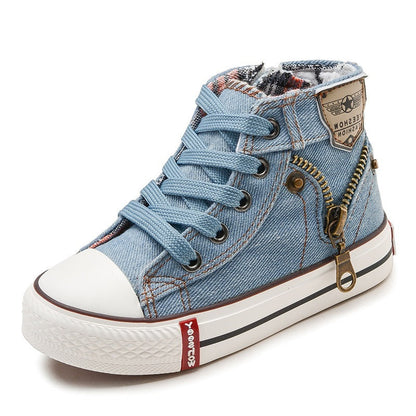 Vanessa – Atmungsaktive Denim-Sneaker für Kinder