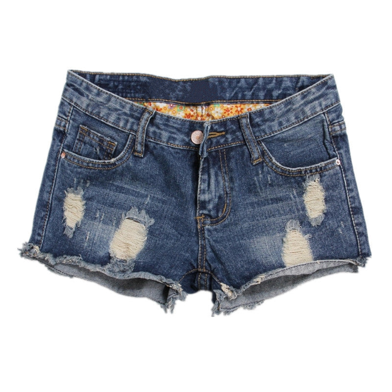 Judith – Zerrissene Denim-Shorts für Damen