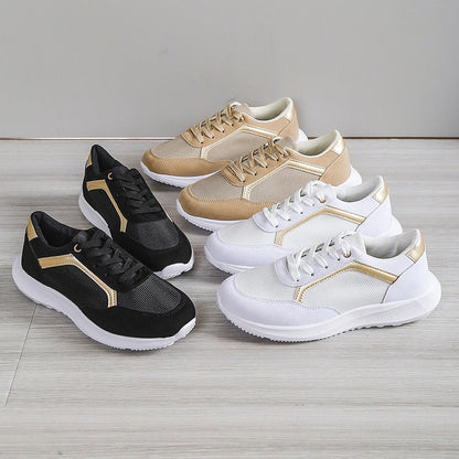 Linda – Dam-sneakers med snörning