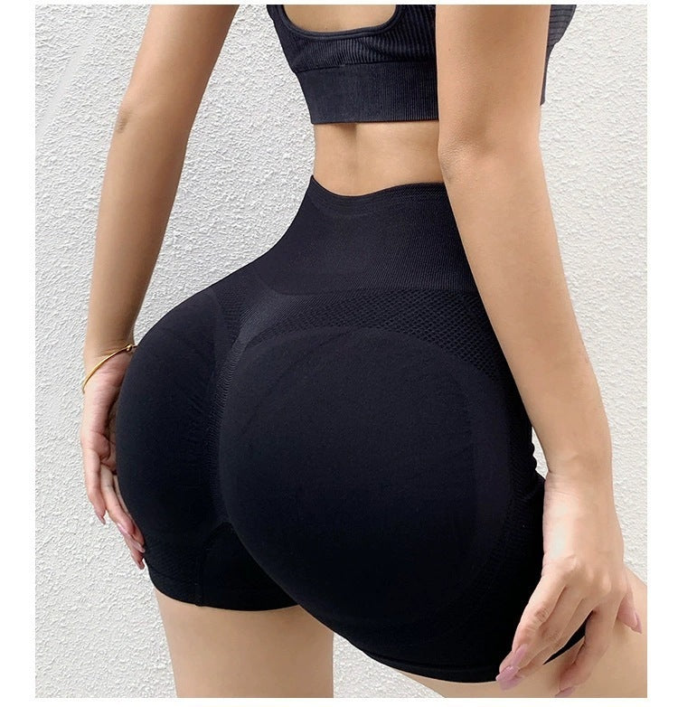 Margaret – Nahtlose Yoga Shorts für Damen mit Push-Up-Effekt