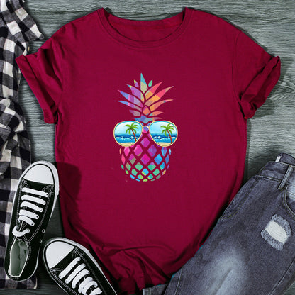 Samantha – Damen T-Shirt mit Augen Ananas Design