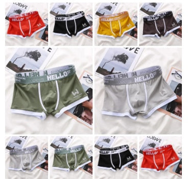 Allan – Atmungsaktive Herren-Boxershorts mit Kontrastfarbe