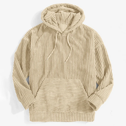 Kevin - Hooded Corduroy Sweater