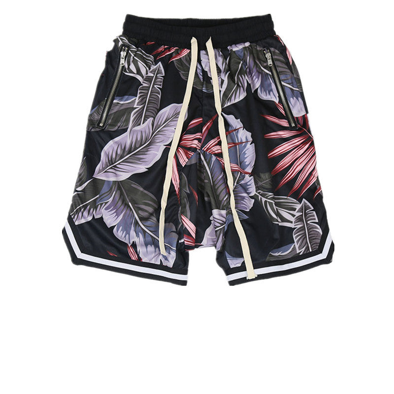 Sam – Hip Hop Herren Strandshorts im Hawaiianischen Stil