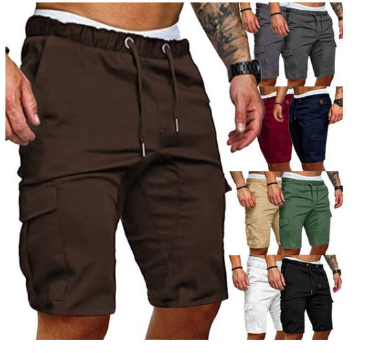 David – Enge Elastische Herren-Cropped-Shorts