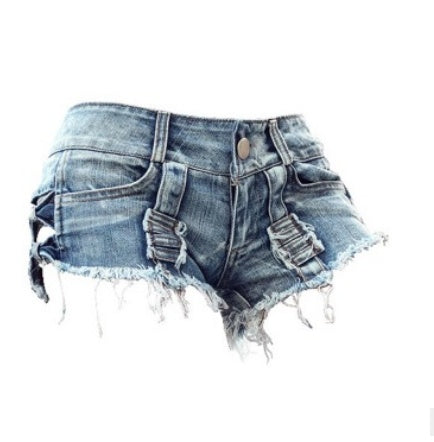 Jenny – Sexy Sommer-Jeansshorts mit niedrigem Bund