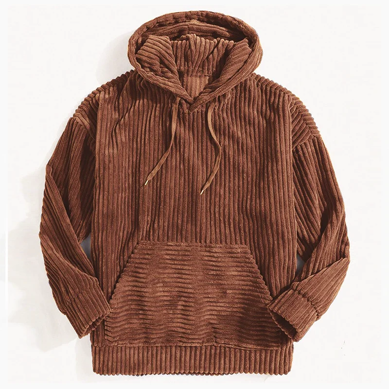 Kevin - Hooded Corduroy Sweater