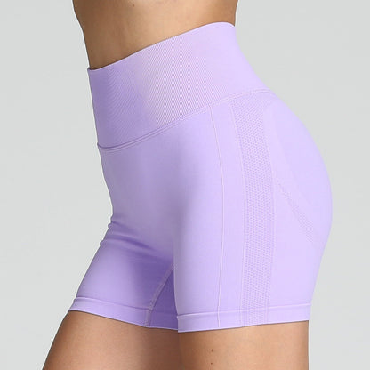 Rachael – Nahtlose Yoga-Shorts für Frauen mit hohem Bund und hüftstraffendem Design