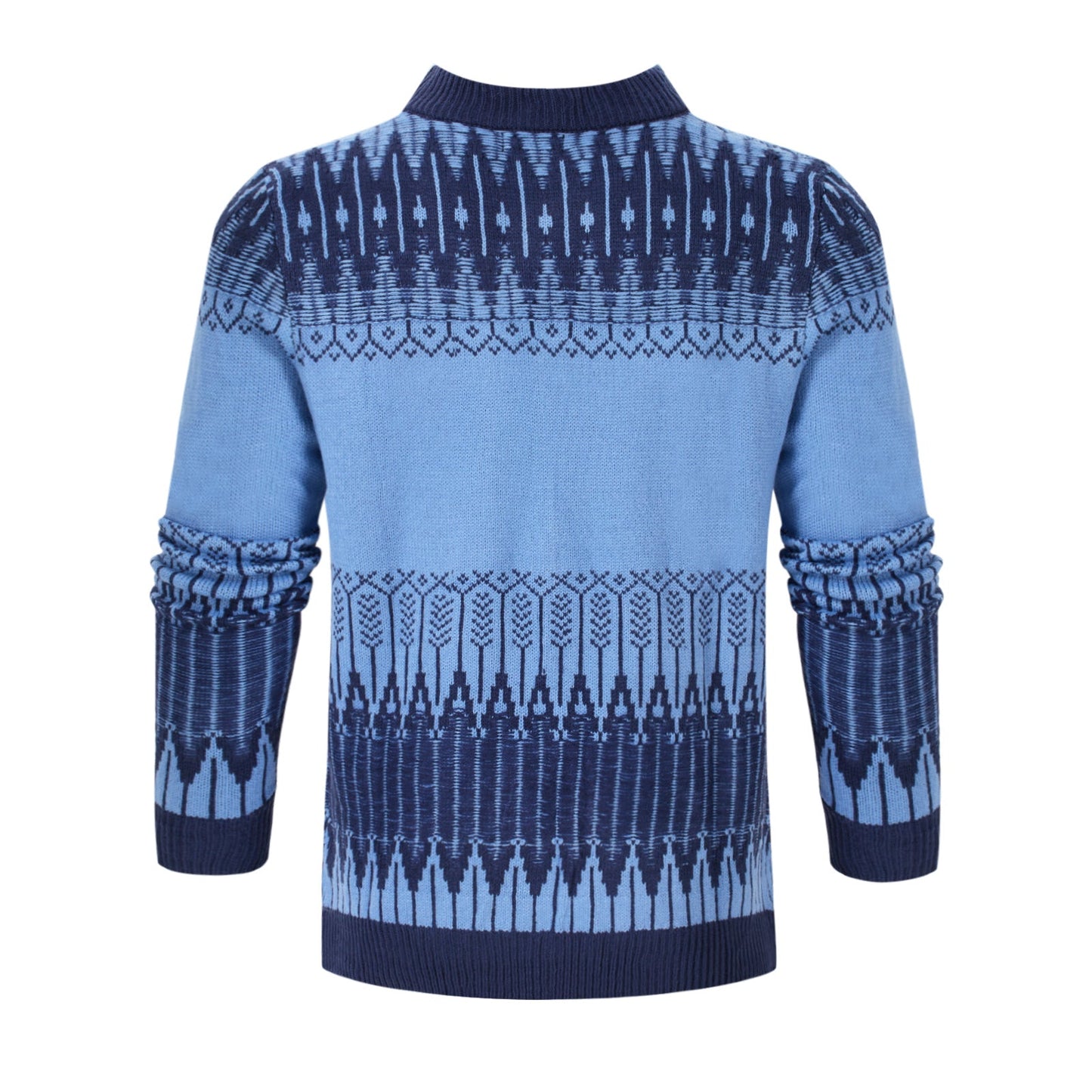 Adrian – Unisex Pulli mit Fair Isle Muster und langen Ärmeln