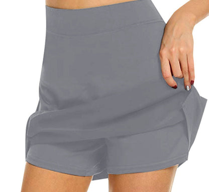 Louise – Hoch taillierte, figurformende A-Linien-Shorts im koreanischen Stil