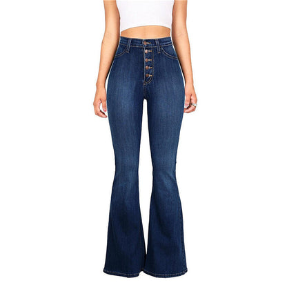 Denise – Hohe Taille Stretch-Jeans