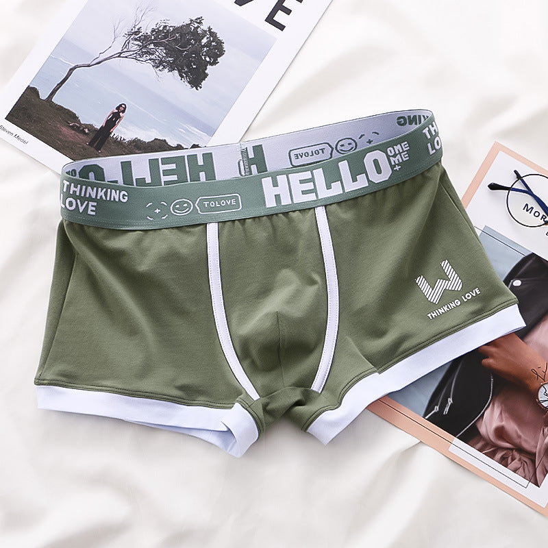 Allan – Atmungsaktive Herren-Boxershorts mit Kontrastfarbe