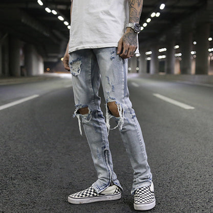 Aidan – Zipper Jeans für Männer