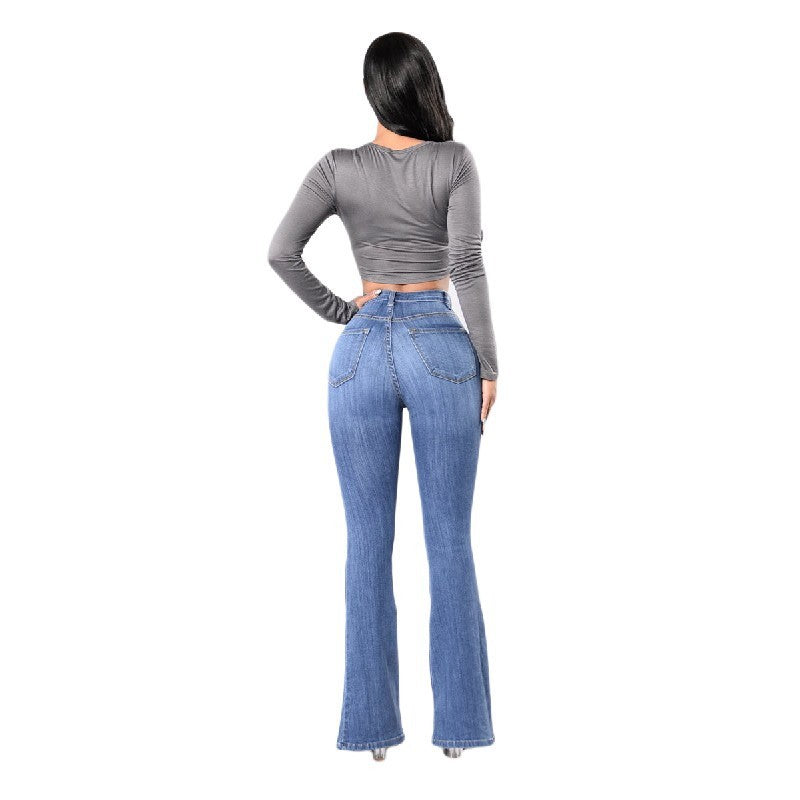 Denise – Hohe Taille Stretch-Jeans