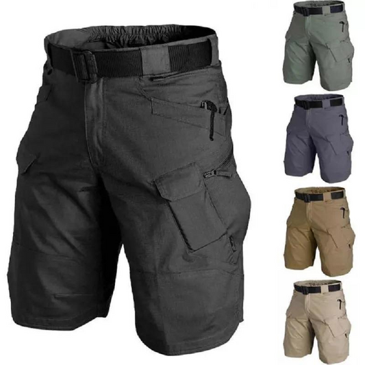 Martin – Shorts med Flera Fickor + gratis bälte