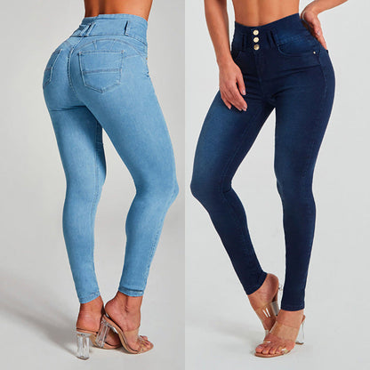 Lauren – Hochtaillierte Damenjeans Skinny mit Formendem Effekt